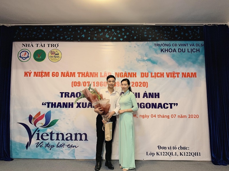 Hình ảnh Kim Thu trong cuộc thi "Thanh xuân cùng SaigonACT"