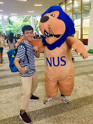 Phạm Nguyễn Đức Anh tại trường Đại học Quốc gia Singapore