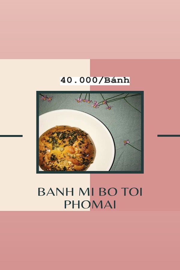 Bánh mì bơ tỏi phô mai - Chiếc bánh siêu hot của tiệm bánh