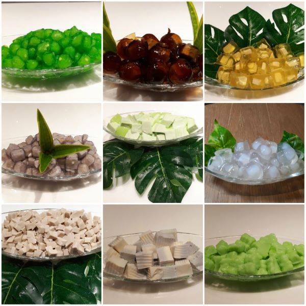 Topping đa dạng, hoàn toàn từ nguyên liệu sạch