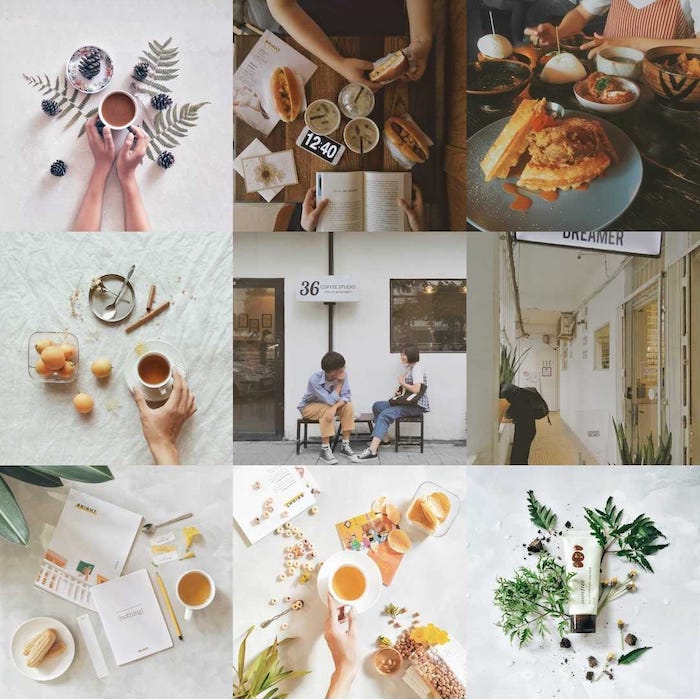 Những hình ảnh về flatlay được chụp bởi Trọng Nguyễn