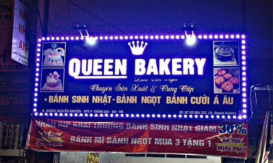 Tiệm bánh Queen Bakery – địa điểm cho tín đồ hảo ngọt