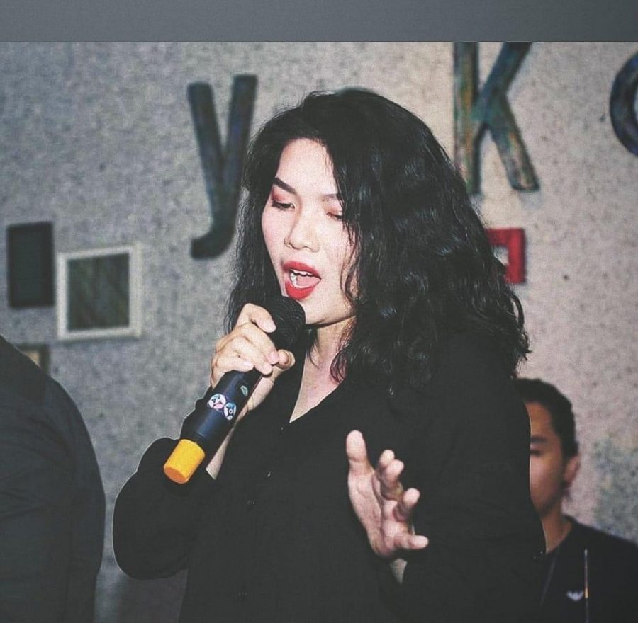 Ca sĩ Vũ Quỳnh Anh cháy hết mình với đam mê.