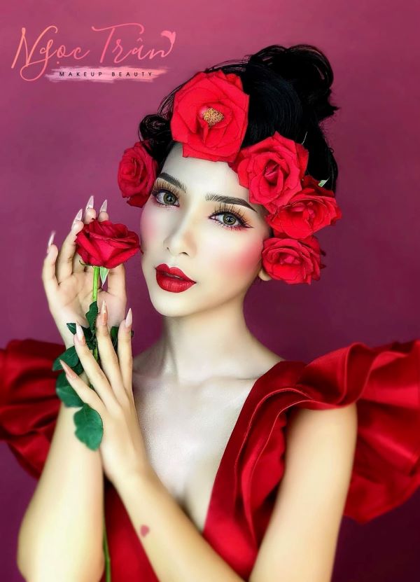 Ngọc Trân luôn dành tâm huyết của mình cho Makeup