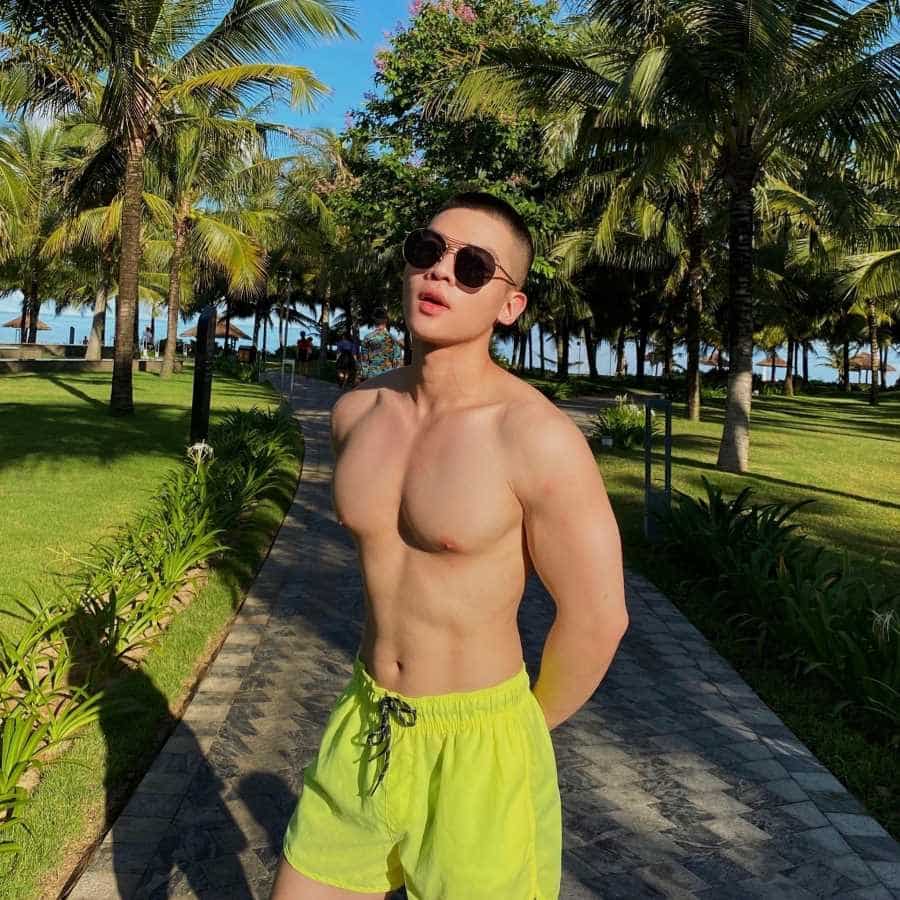 Body khỏe mạnh của Khánh Duy