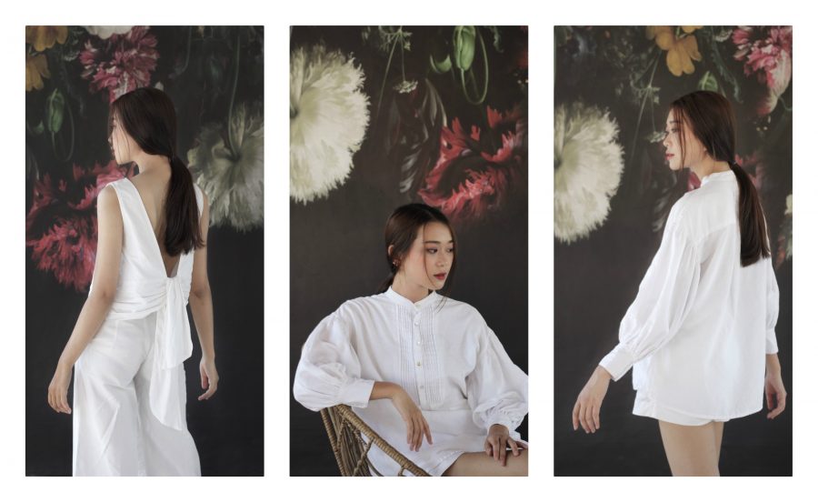 Ngân với vai trò mẫu lookbook