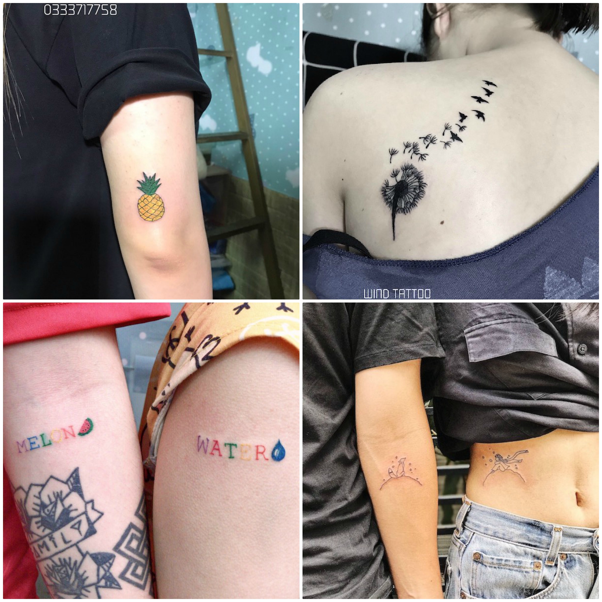 Những mẫu hình xăm tại Wind Tattoo của anh chủ Pu Truong