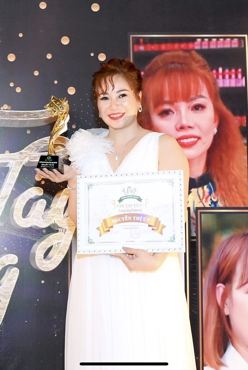Nguyễn Thị Út tại sự kiện Bàn Tay Vàng