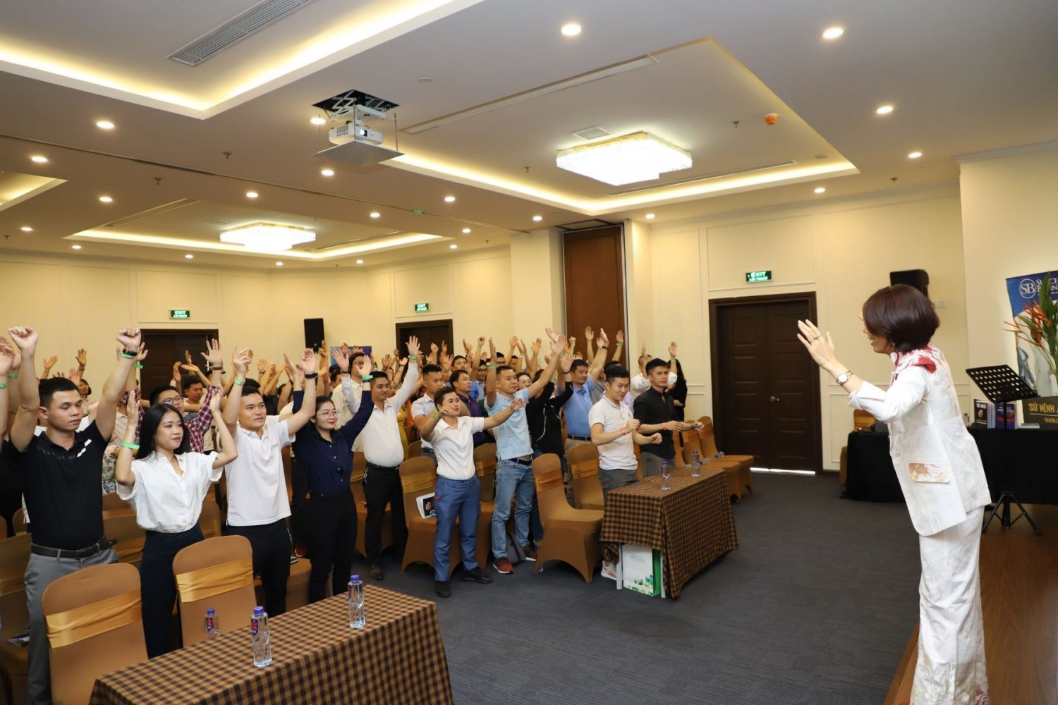 Nữ diễn giả đầy tâm huyết với nghề đào tạo