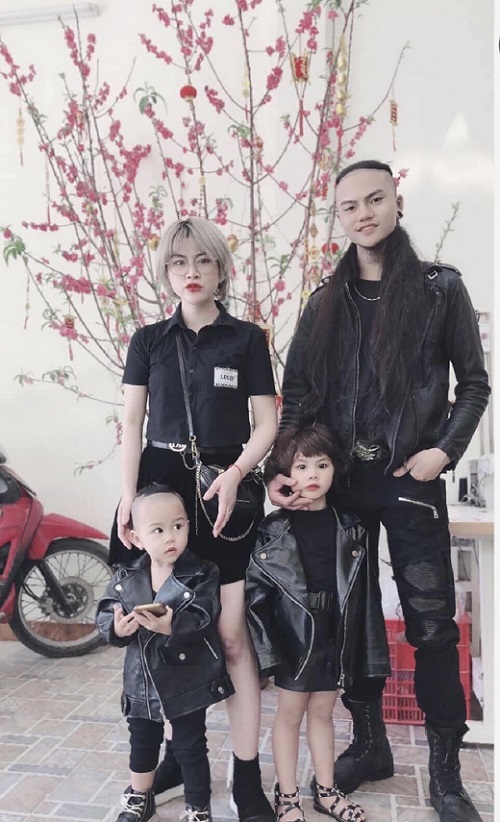 Gia đình nhỏ của boss Việt Víts Barbershop