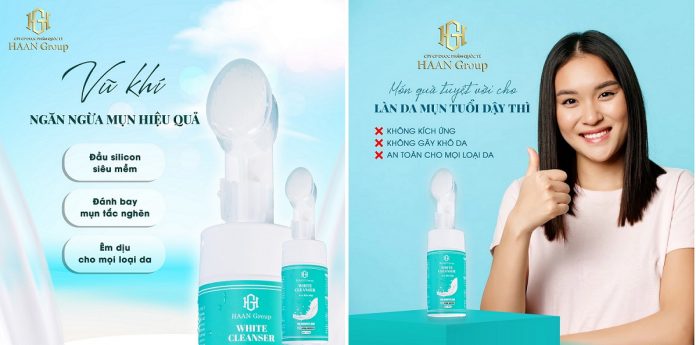 Sữa rửa mặt White Cleanser - Siêu phẩm “Best Seller” trong giới Skincare